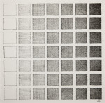 Spiegeling 1 werk op papier 25 x 25 cm (2016)